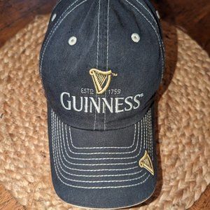 GUINNESS Hat, Vintage, Black, OS